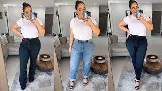 Trying on the BEST Fashion Nova Curve Jeans *try on haul*  Nelly Toledo