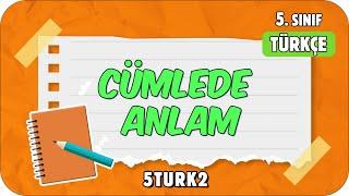 Cümlede Anlam  tonguçCUP 1.Sezon - 5TURK2 #2024