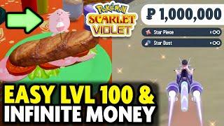 EASY LV100 EXP and INFINITE MONEY in Pokemon Scarlet and Violet