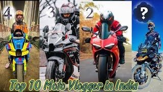 Top 10 Motovloggers in India  भारत के 10 पसंदीदा motovlogger 2022  #bikes  #motovlogger