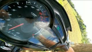 TOPSPEED test. Sniper 150 1442 vs 1443 sprocket combi