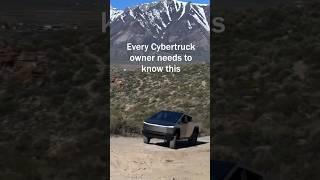 Do this before Off-roading in a Cybertruck