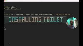 Installing Toilet on macOS with brew