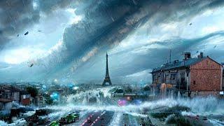 TOP 30 minutes of natural disasters The biggest storm in France history was caught on camera