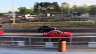 Challenger RT Scat Pack 1320 vs Infinity Q60 Drag Race