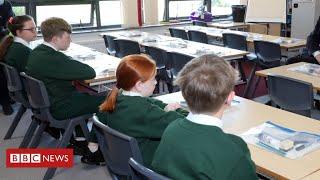 English schools prepare for return after six month break - BBC News