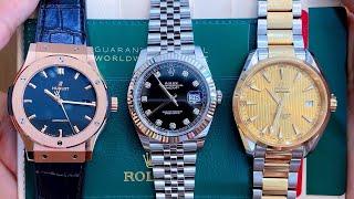  Hàng Tuyển  Đồng hồ Rolex Tia Đen  Đồng hồ Omega và Đồng hồ Hublot Vàng Đúc 126334