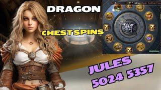 Dragon Chest Spins  Jules 5357  King Of Avalon