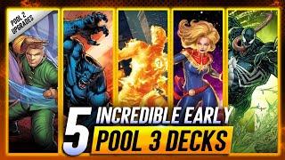 The 5 Best EARLY Pool 3 Decks to Upgrade From Pool 2  Perfect Pool 3 Card Upgrades  Marvel Snap