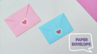 Paper envelope origami envelope how to make envelope home made envelope  #shorts #pandacraft