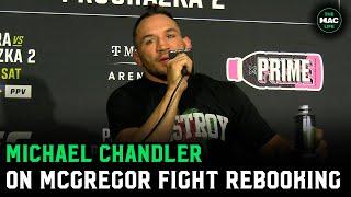 Michael Chandler on Conor McGregor I met with the UFC last night were working on things