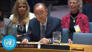 Children Continue to Pay Terrible Price in Multiple Conflicts  Ban Ki-Moon  Security Council