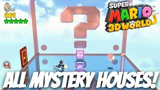 SUPER MARIO 3D WORLD - All Mystery Houses