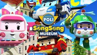 Robocar POLI SongSong Museum MV Medley  1 Hour  Songs for Toddlers  Robocar POLI TV