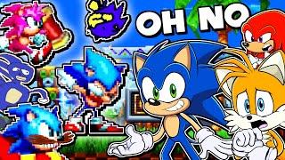  TOO MANY SONICS - Sonic Tails & Knuckles Play Sonic Mania & Sonic PLUS SONIC MOD