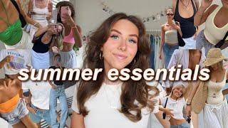 SUMMER WARDROBE ESSENTIALS 2023  everyday basics pinterest inspired & wearable summer outfits