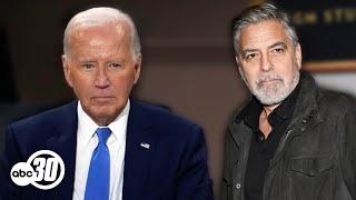 George Clooney says President Biden should step aside