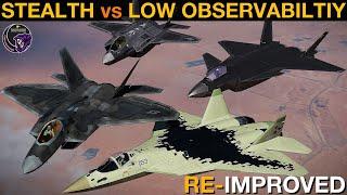 RE-MODERNIZED - F-22 & F-35 vs Su-57 & J-20 BVR Missile Fight  DCS