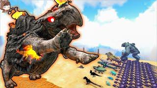 Demonic Morellatops VS Mod Dinosaurs  ARK Mod Battle