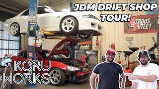 SHOP TOUR We Tour One of America’s Most JDM Street and Drift Shops Koru Works