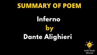 Summary Of Poem Inferno By Dante Alighieri. - Dantes Inferno