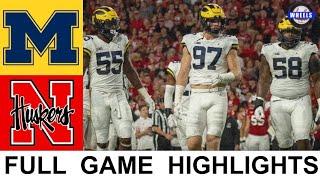 #9 Michigan vs Nebraska Highlights  College Football Week 6  2021 College Football Highlights
