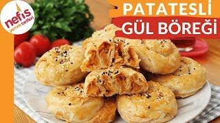 YUMUŞACIK  Patatesli Gül Böreği Tarifi 