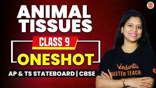 ANIMAL TISSUES  ONE SHOT  Class 9  TS & AP StateboardCBSE  Sunaina Maam @VedantuTelugu8910