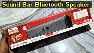 Sound bar Bluetooth Speaker BT505 Unboxing and Sound Test  Electronics Verma