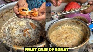 Fruit Chai of Surat दुनिया की सबसे अजीबोगरीब चाय Indian Street Food