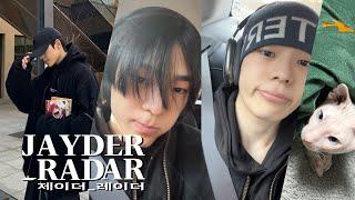 JAYDER_RADAR Vlog showing off bare facefeat. younger sister