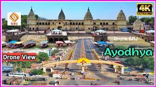 Ayodhya City Majestic View  Ayodhya City Drone View  Ayodhya Ram Mandir  Guptar Ghat  Drone SRJ