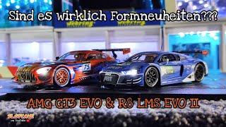 Carrera Digital 132 Sind es wirklich Formneuheiten??? AMG GT3 EVO und Audi R8 LMS EVO II