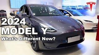 New 2024 Tesla Model Y Review With New Dashboard Upgraded Rear Seats And More