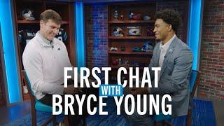 You guys are gonna get my all Bryce Young Speaks With Panthers Legend Jake Delhomme