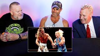 Shawn Michaels Jeff Jarrett and Road Dogg watch an Intercontinental Title classic WWE Playback