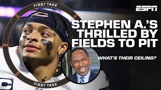 A BEAUTIFUL DAY ️ Justin Fields is the FUTURE of the Steelers - Stephen A. Smith  First Take