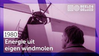  Zelfgebouwde windmolen wekt genoeg energie voor eigen bedrijf 1980