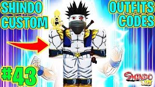 ⭐NEW SHINDO LIFE CUSTOM OUTFITS CODES #43⭐