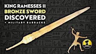 NEW Discovery Pharaoh Ramesses II Bronze Sword & Military Barracks  Ancient Architects