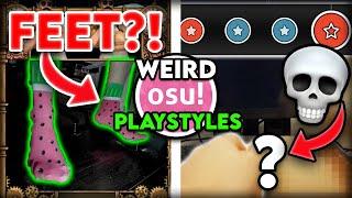 osu Players With The Weirdest Playstyles...
