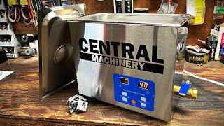 Make Carb & Engine Work Easier - Central Machinery Ultrasonic Cleaner From Harbor Freight - Review