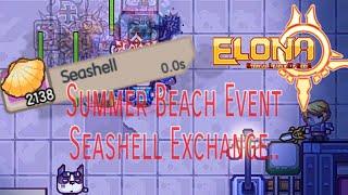 Elona - Seashell Exchange Beach Party Event. Code in Desc