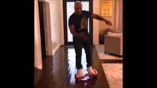 Mike Tyson falls off his Hoverboard - Hoverboard Accident goes SPINAL