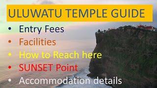 uluwatu  BALI  How To Reach  Things To Do  TRAVEL GUIDE BALI