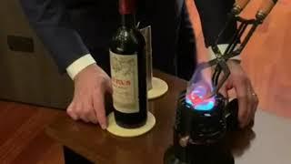 How to Open a 1961 Château Pétrus Wine Bottle