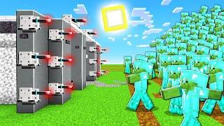 STEEL BUNKER vs 1000 DIAMOND ZOMBIES In Minecraft