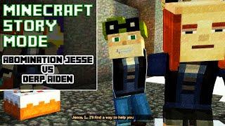 Abomination Jesse VS Derp Aiden - Minecraft Story Mode Episode 5 FULL Playthrough