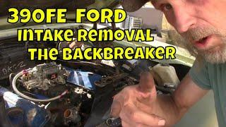 390 Ford FE Intake Removal for the 1968 Mercury Park Lane Budget Build.