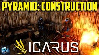 Icarus Pyramid Construction Mission Guide Building Requirements and Quest Walkthrough.